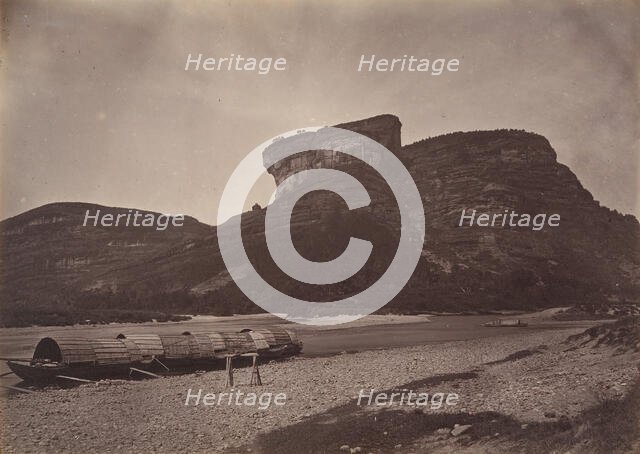 Temple of Tai-wang at Wu ü near Sing Chang Tea Mart, ca. 1869. Creator: Afong Lai.