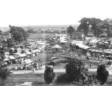 Witney Fair from St Mary's Church tower, Witney, Oxfordshire, c1860-c1922. Artist: Henry Taunt