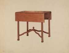 Pembroke Table, c. 1938. Creator: Henry Granet.