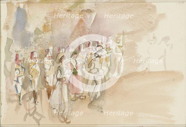 Performers on stage, 1875-1934. Creator: Isaac Lazerus Israels.