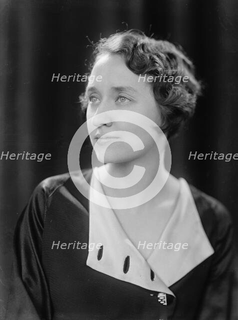 Rosalee Brown, Portrait, 1933. Creator: Harris & Ewing.