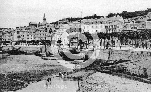 Dockside, Trouville, France, c1920s. Artist: Unknown