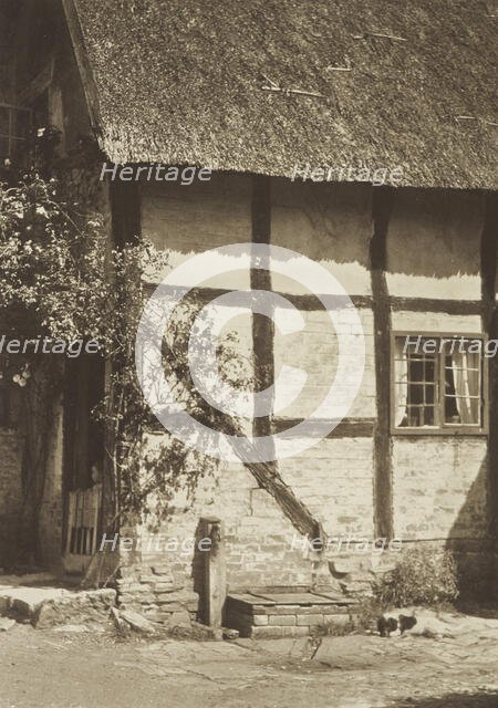 A corner of Ann Hathaway's cottage, Shottery. From the album: Photograph album - England, 1920s. Creator: Harry Moult.