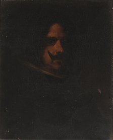 Head of a Man, ca. 1872-1879. Creator: William Merritt Chase.