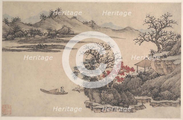 Landscape with Autumn Foliage. Creator: Shen Zhou.