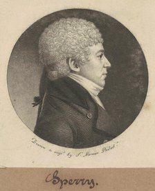 Jacob Sperry, 1800. Creator: Charles Balthazar Julien Févret de Saint-Mémin.