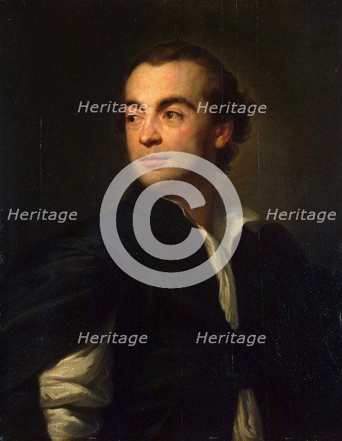 Portrait of the art historian and archaeologist Johann Joachim Winckelmann', (1717-1768), 1774-1776. Creator: Mengs, Anton Raphael (1728-1779).