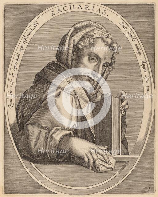 Zaccarias, published 1613. Creator: Theodoor Galle.
