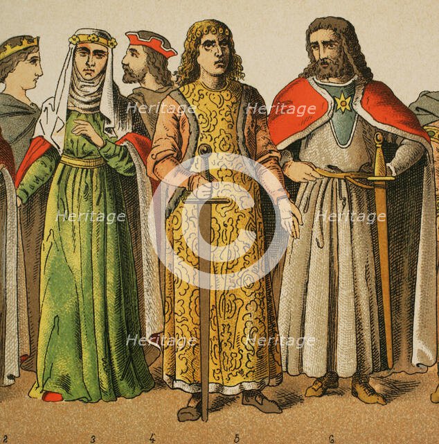 Holy Roman Empire, 1000-1100, (1884).  Creator: Unknown.