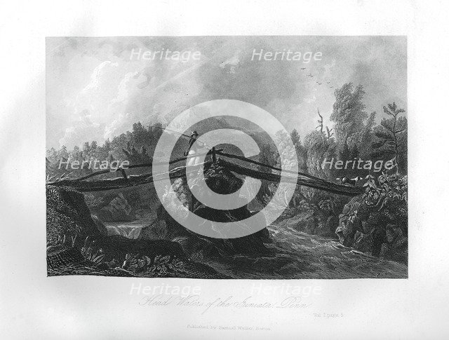 Head Waters of the Juniata River, Pennsylvania, 1855. Artist: Unknown