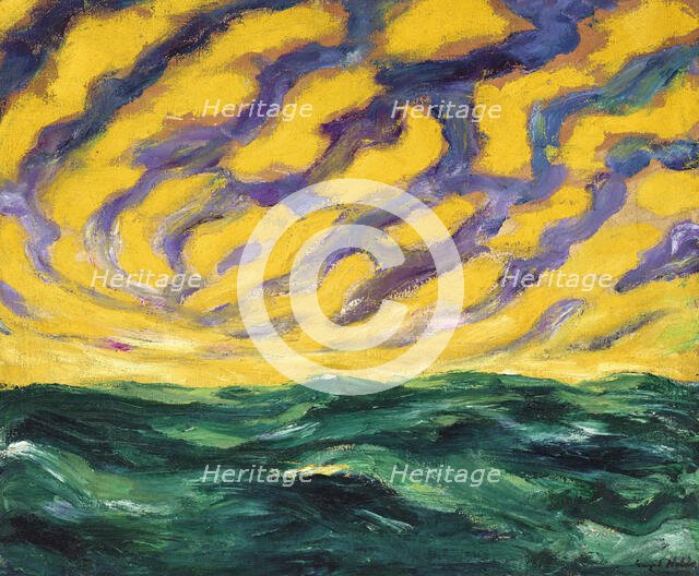 Autumn Sea XVI, 1911. Creator: Nolde, Emil (1867-1956).