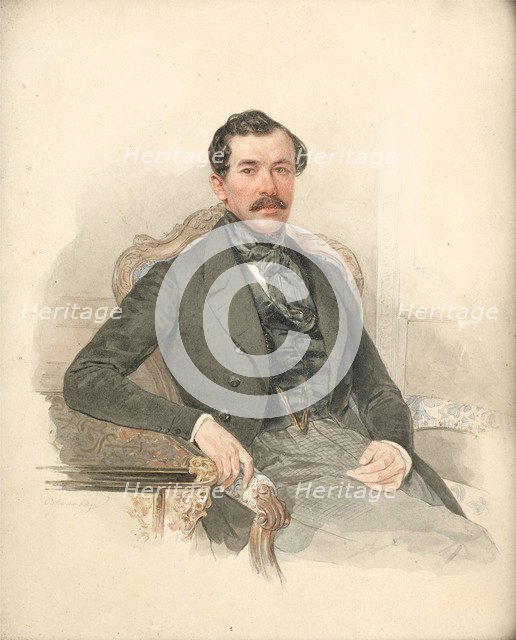 Portrait of Maximilian de Beauharnais, 3rd Duke of Leuchtenberg (1817-1852).