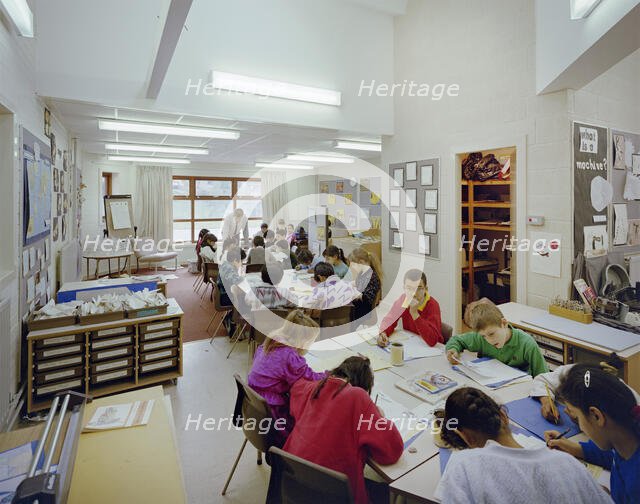 Harehills Primary School, Markham Avenue, Harehills, Leeds, 09/03/1989. Creator: John Laing plc.