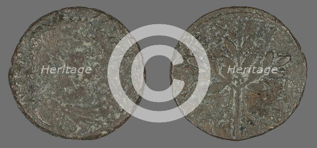 Coin Portraying Emperor Caracalla, 198-217 CE. Creator: Unknown.