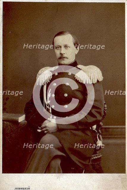 Count Paul Andreyevich Shuvalov, Russian soldier and statesman, c1860s-c1870s. Artist: Sergei Levitsky