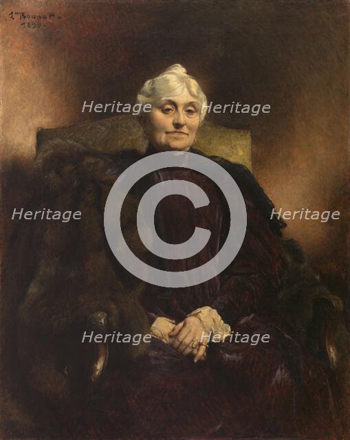 Portrait of Madame Dubernet, 1899. Creator: Leon Joseph Florentin Bonnat.