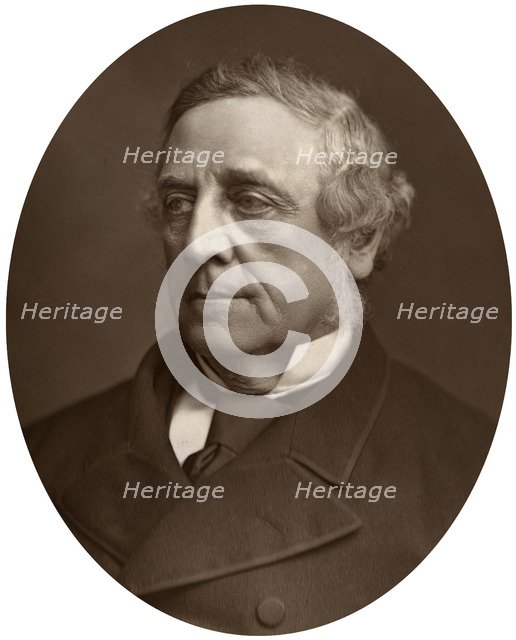 George Denman (1819-1896), Judge of the High Court of Justice, 1882.Artist: Lock & Whitfield