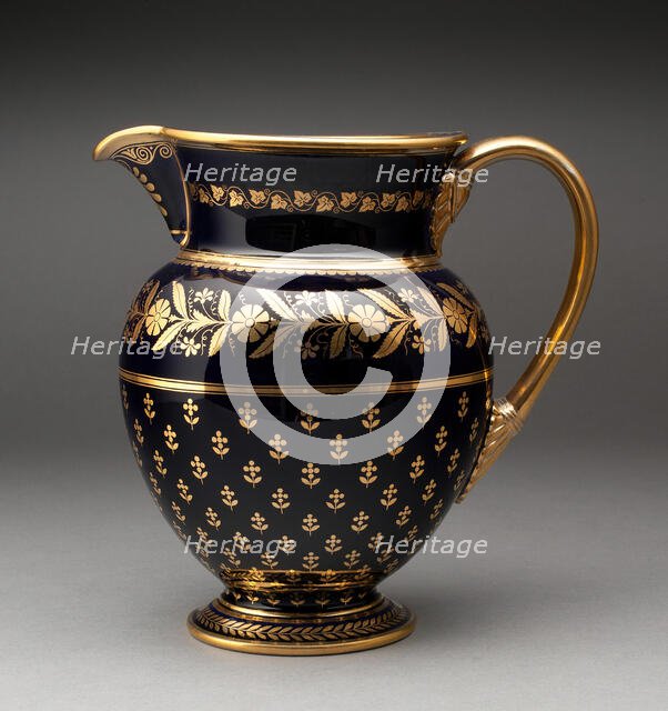 Pitcher, Sèvres, 1833. Creator: Sèvres Porcelain Manufactory.