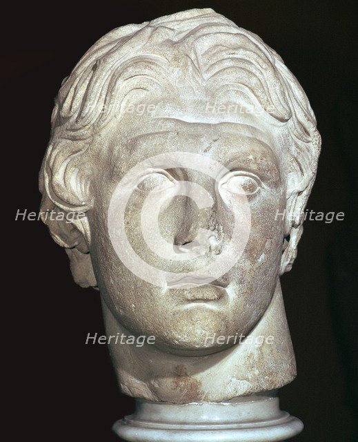 Head of Alexander the Great, 4th century. Artist: Unknown