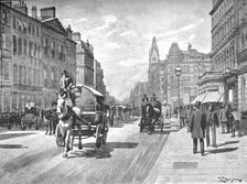 'New Bridge Street, Blackfriars', 1891. Artist: William Luker.