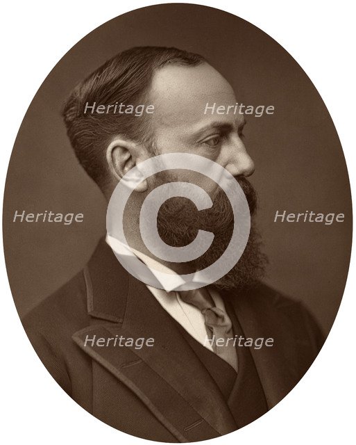 Sir Charles Wentworth Dilke, MP, Under-Secretary of State for Foreign Affairs, 1881. Artist: Unknown