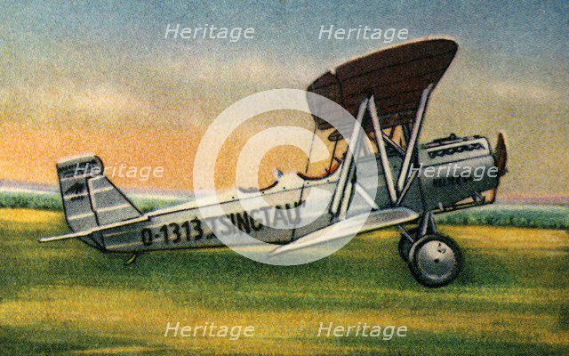 Heinkel HD 24 L Tsingtau plane, 1920s, (1932). Creator: Unknown.