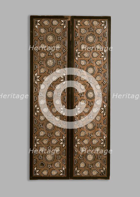 Door with geometric insets, late 13th-early 14th century. Artist: Unknown.