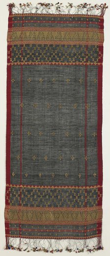 Shoulder or Head Cloth (selendang), Sumatra, 19th century. Creator: Unknown.