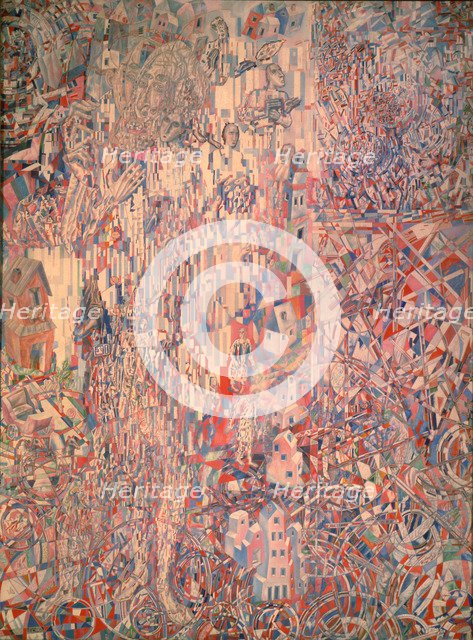 The Formula of the Proletariat of Petrograd, 1920-1921. Artist: Filonov, Pavel Nikolayevich (1883-1941)