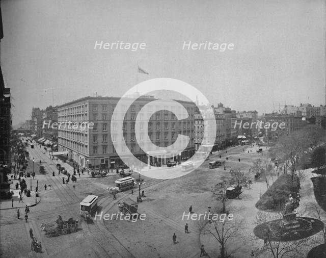 'Fifth Avenue and Madison Square, New York', c1897. Creator: Unknown.
