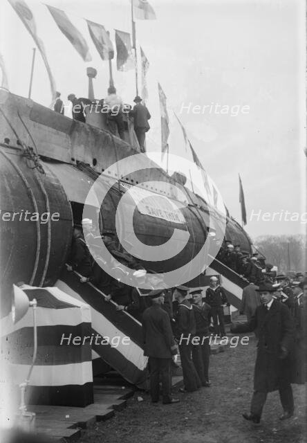 Jackies on U-Boat, 1917. Creator: Bain News Service.