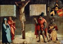 Crucifixion with Donors', 16th century. Creator: Master of Messkirch (ca. 1500-1543).