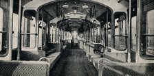 'Interior of the Latest Type of Tube Coach', 1926. Artist: Unknown.