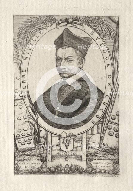 Pierre Nivelle, Bishop of Luçon, 1861. Creator: Charles Meryon (French, 1821-1868).