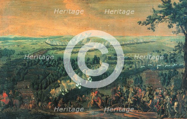 The Battle of Lesnaya, 1720s. Artist: Larmessin, Nicolas de (1684-1755)