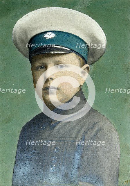 'Portrait of the Son', 1910s. Artist: Alexei Sergeevich Mazurin