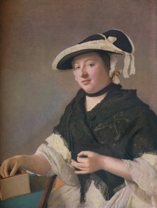 'Lady Fawkener', c1760. Artist: Jean-Etienne Liotard.