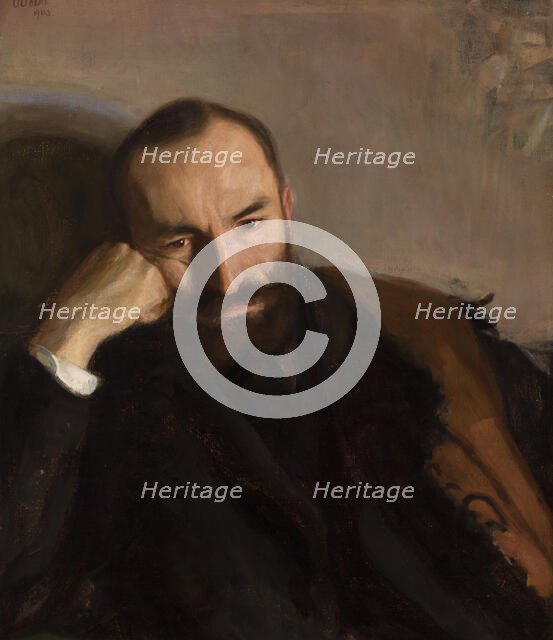 Portrait of Feliks Jasienski, 1903. Creator: Wojciech Weiss.