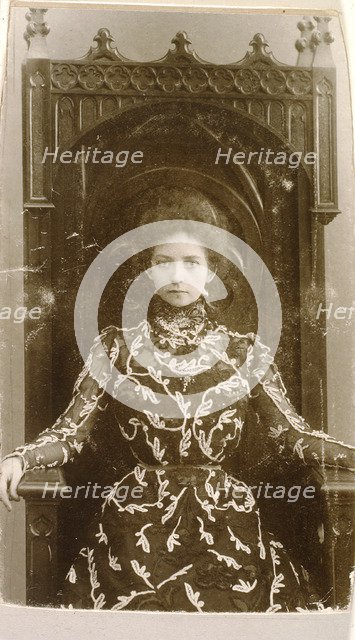 Vera Komissarzhevskaya, Russian actress, 1900s. Artist: Unknown