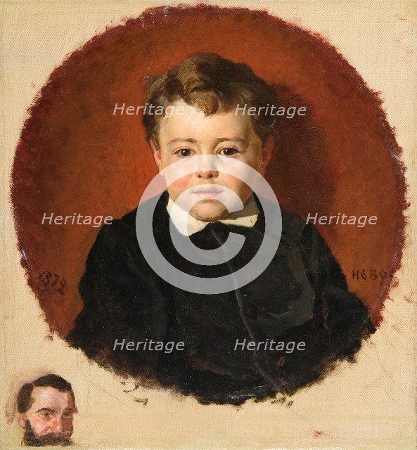 Portrait of Andrey Savvich Mamontov (1869-1891) as child, 1872.