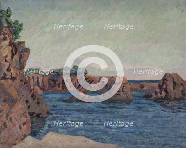 Rochers à Agay, 1895. Creator: Armand Guillaumin.