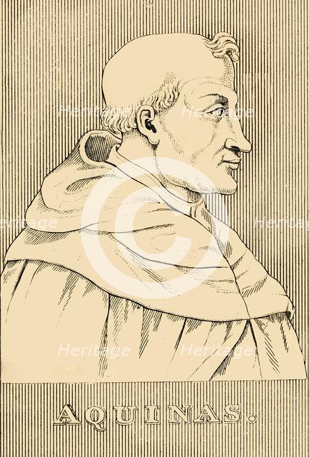 'Aquinas', (1225-1274), 1830. Creator: Unknown.