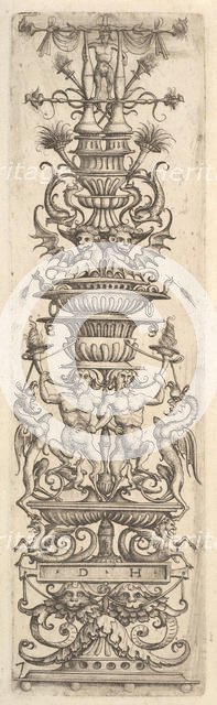 Candelabra grotesque, ca. 1485-1536. Creator: Daniel Hopfer.