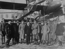 Caproni & his plane, 1918. Creator: Bain News Service.