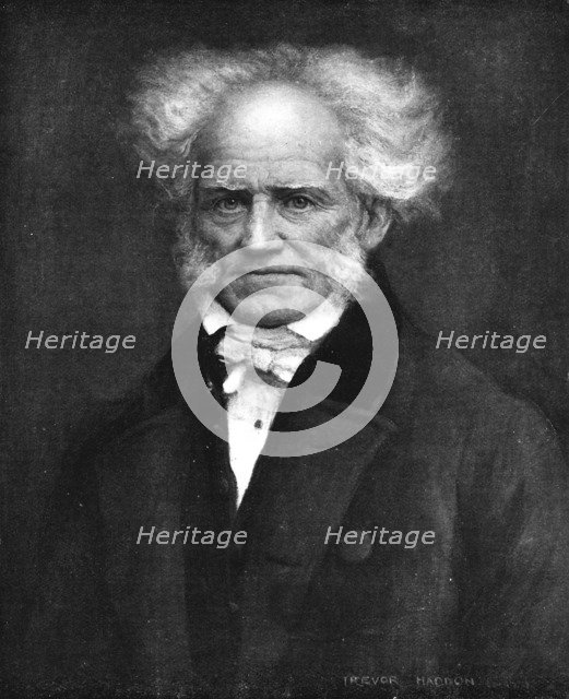 'Schopenhauer, the German philosopher', c1911,  (1911). Artist: Arthur Trevor Haddon.