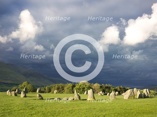 Castlerigg Stone Circle, Cumbria, c2007. Artist: James O Davies.