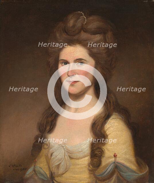 Rebecca Bryan White (Mrs. John White), 1788. Creator: Charles Willson Peale.