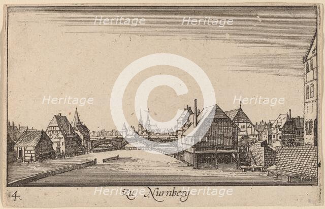 Nuremberg, 1635. Creator: Wenceslaus Hollar.