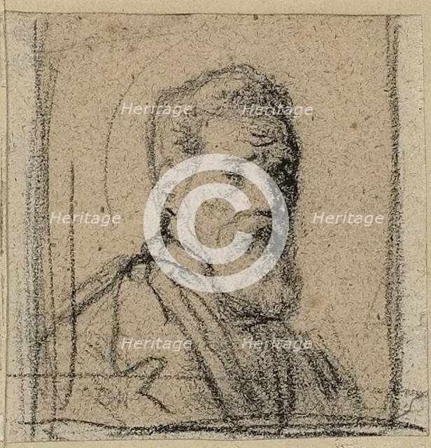 Bust of a Man with a Beard, n.d. Creator: Jean Francois Millet.