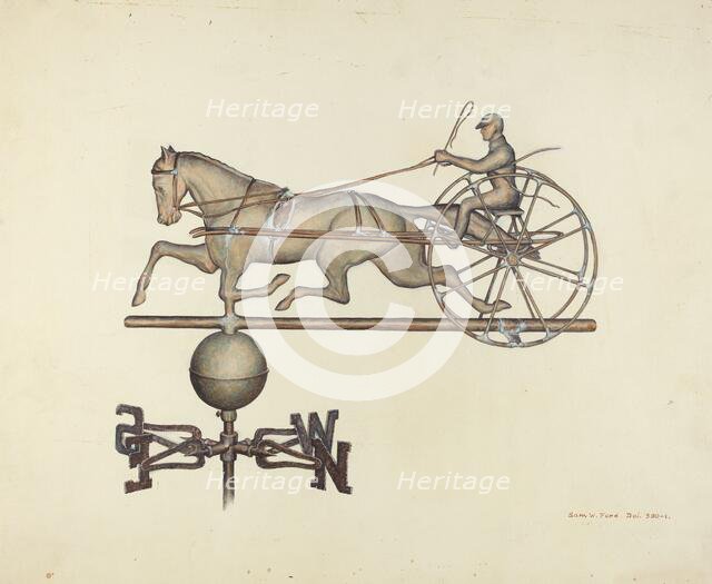 Weather Vane, c. 1939. Creator: Samuel W Ford.